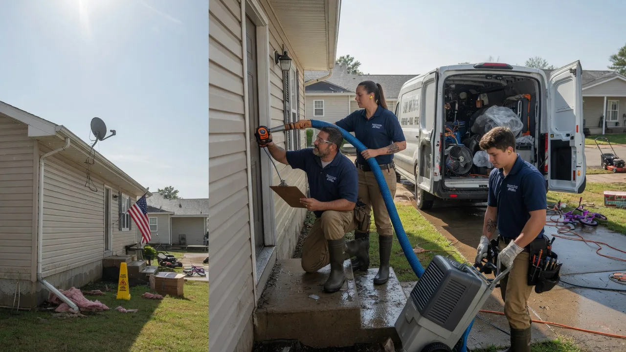 Ceiling Water Damage Restoration in Campbell, MN near me